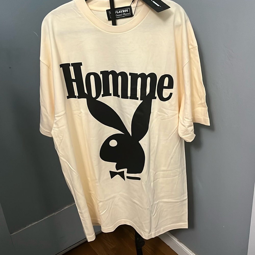 Homme Femme Playboy line T-shirt xl